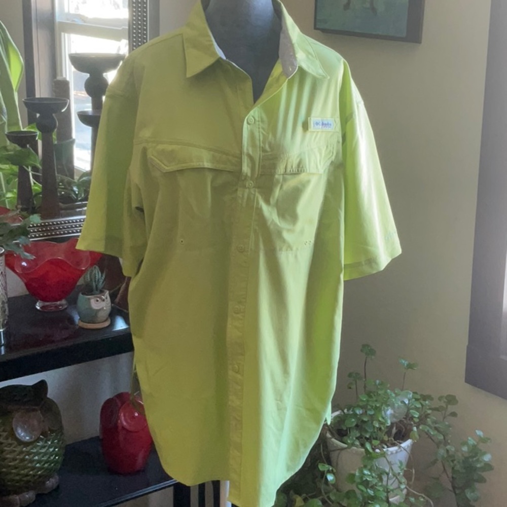 Mens Columbia PFG Sport Shirt Size L